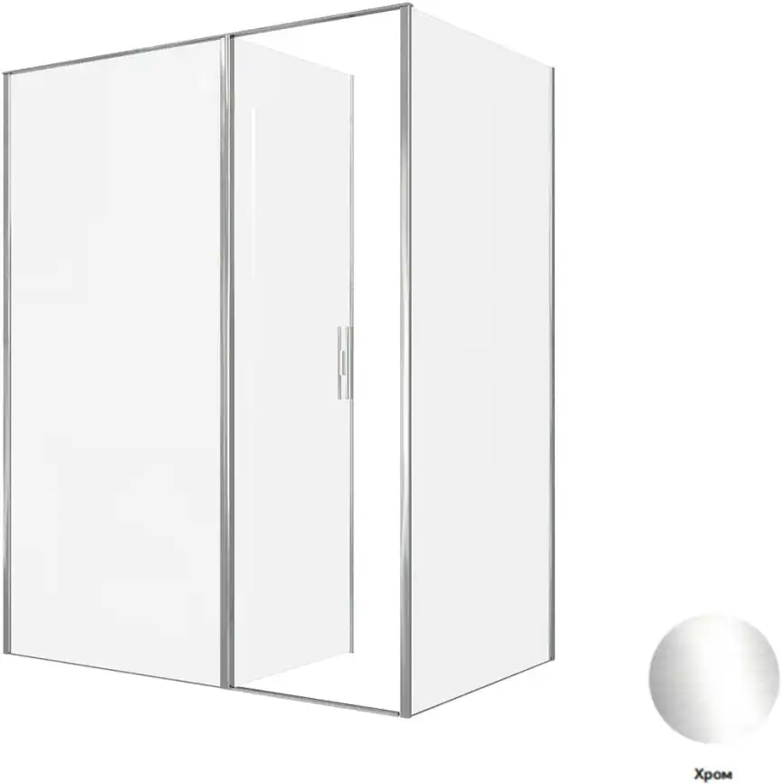 Душевой уголок Allen Brau Priority 160x100 3.31037.00 + 3.31046.00 хром фото 4