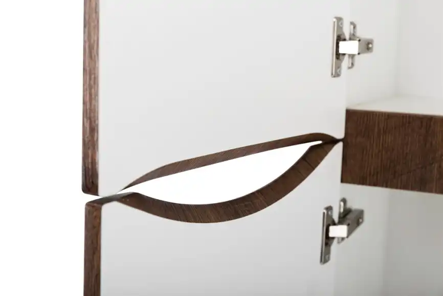 Шкаф-пенал подвесной BelBagno FLY-MARINO-1500-2A-SC-RW-P-L  Rovere Moro фото 6