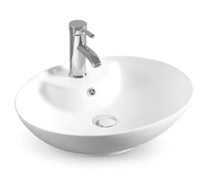 Раковина накладная CeramaLux 505х410х140 78197, цвет Белый фото 3