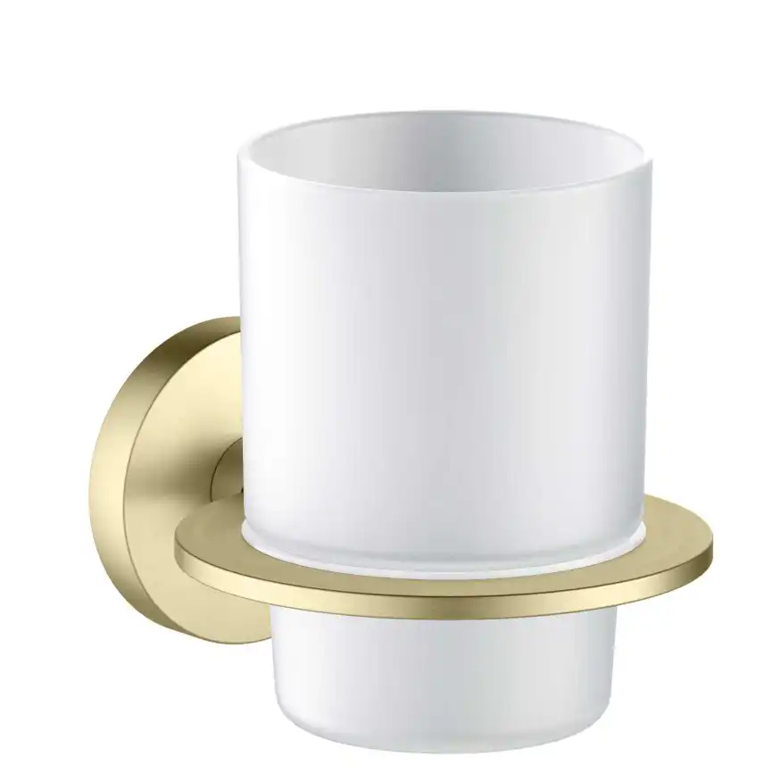 Стакан для ванной Aquatek Оберон AQ4204BG, Золото матовое фото 1