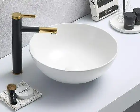 Раковина накладная CeramaLux 415х415х140 104MW, цвет Белый фото 1