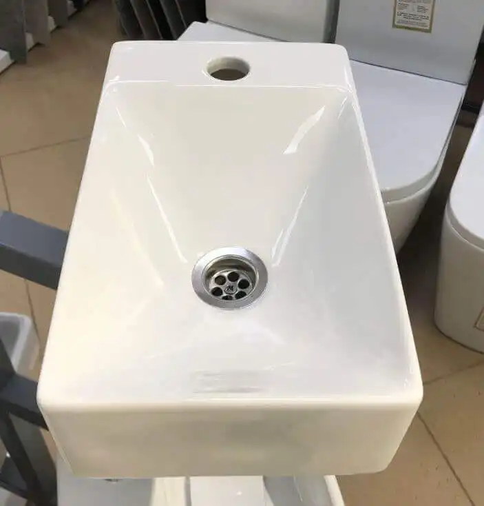 Рукомойник AVS Лина 38х22 L, белая фото 6