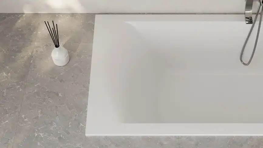 Ванна Salini CASCATA KIT 180х80 104513G из материала S-Sense, Белая глянцевая фото 5