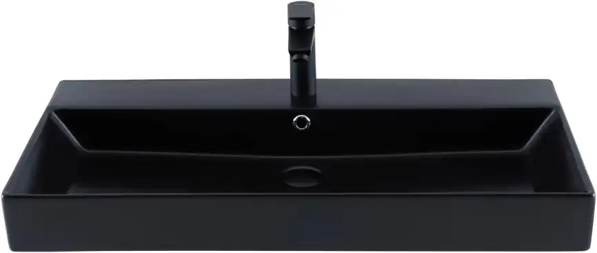 Раковина Sanovit Slim Synergy 85 17085 черный матовый фото 4