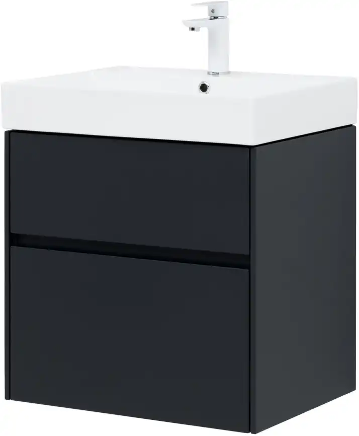 Тумба под раковину Aquanet Бруклин 60 антрацит матовый 310140 фото 11