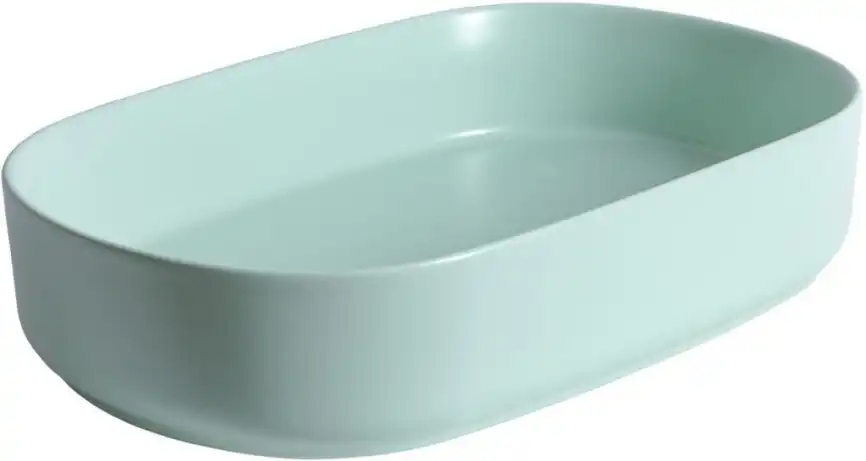 Раковина  Allen Brau Fantasy 55х36х12 4.11022.MT, Зеленая матовая фото 1