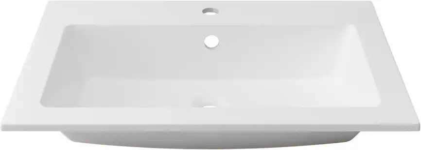 Раковина Aquanet Электра 70 НФ-00008398 прямоугольная, Белая глянцевая фото 4