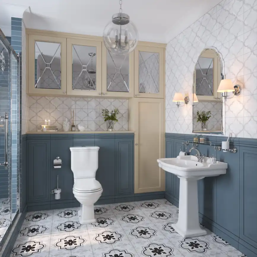 Напольный унитаз BelBagno BOHEME BB115CPR, безободковый, Белый фото 4