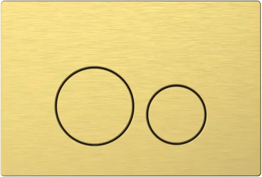 Клавиша смыва Allen Brau Priority 4.0 9.20007.GB золото браш фото 1