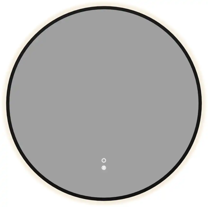 Зеркало Aquanet Контур D 600 LED TX с подогревом, черный, 367664 фото 1