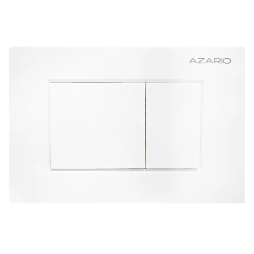 Кнопка смыва AZARIO NEW-TS AZ-ABS-001-W, Белая фото 1