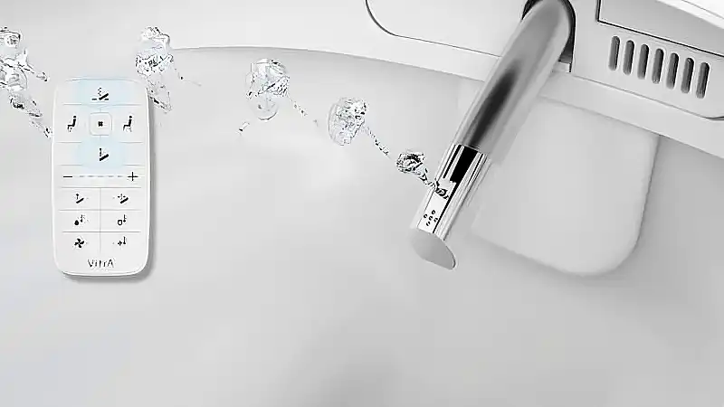 Унитаз биде Vitra V-Care Basic 5674B003-6193 подвесной с сиденьем Микролифт фото 12