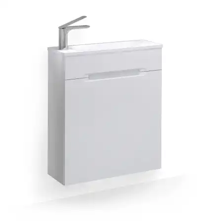 Тумба под раковину Jorno MODUL 60 Mol.01.60/P/W/JR Белая фото 1