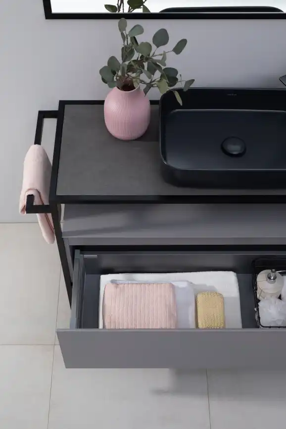 Полотенцедержатель для тумб Allen Brau Priority 1.31007.BB черный браш фото 5