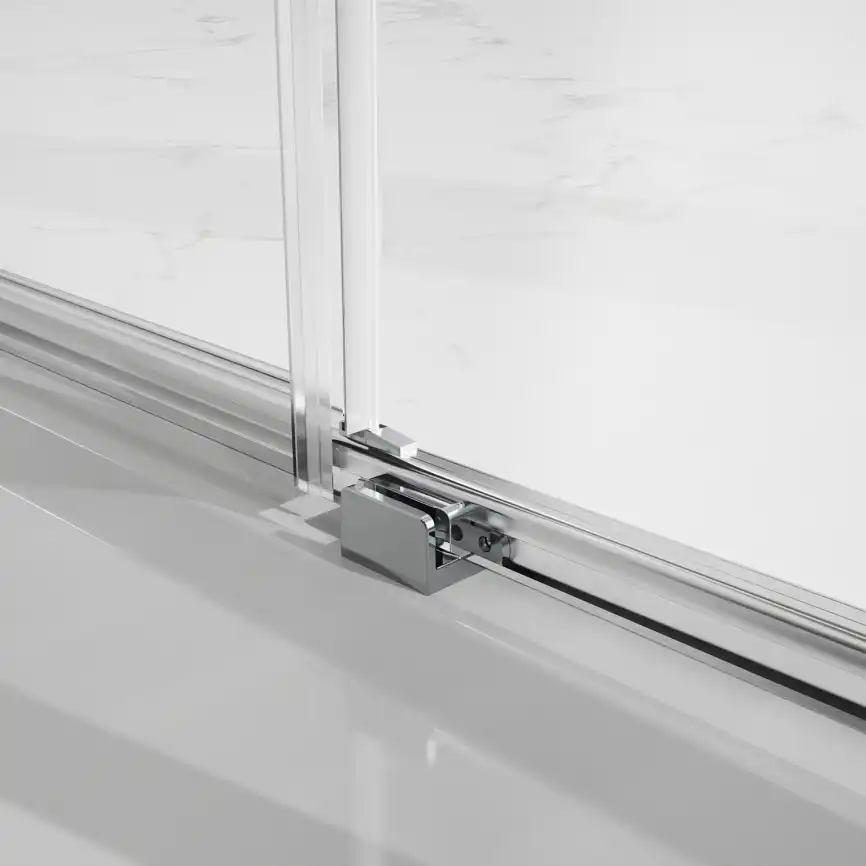 Душевой уголок Azario 90х90 AZ-R43-90-MGR-CL, профиль графит матовый, стекло Прозрачное фото 5