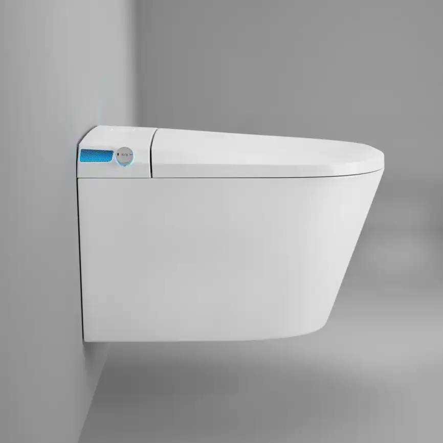 Электронный унитаз-биде Grossman Smart GR-5702 подвесной, с импульсным смывом, белый фото 4