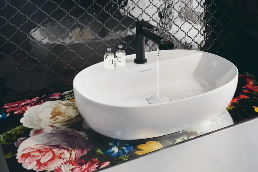 Раковина KERAMA MARAZZI PLAZA накладная, 60 см, белая глянцевая, PLR.wb.60.1 фото 5