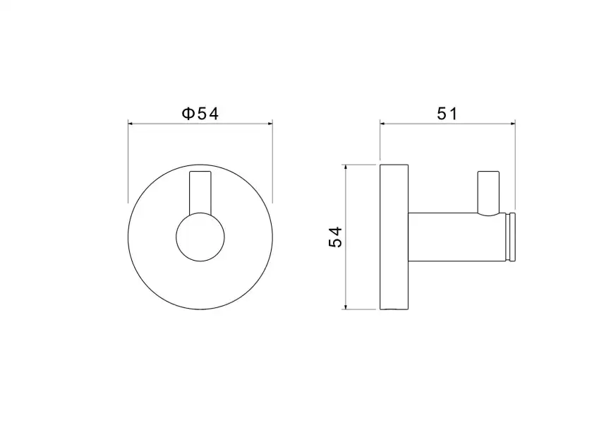 Крючок для полотенец Aquatek Европа AQ4101BG, Золото матовое фото 2