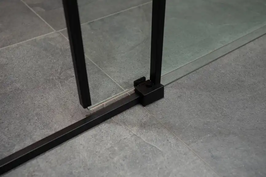 Душевая дверь Aquanet Pleasure 150 см, AE60-N-150H200U-BT, профиль Черный, стекло Прозрачное фото 5