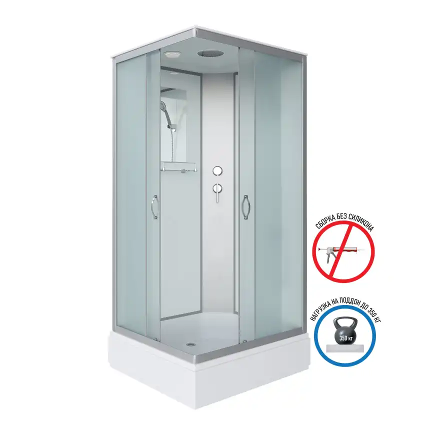 Душевая кабина Niagara Classic 100х80х215 NG-33084-14Q средний поддон, без гидромассажа, 330844Q фото 1