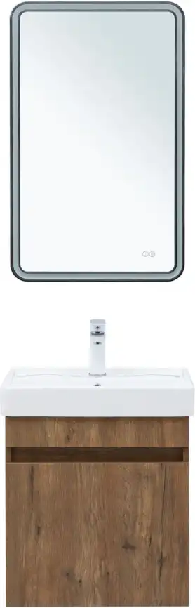 Тумба под раковину Aquanet Оптима 50 дуб рустикальный , 344794 фото 4