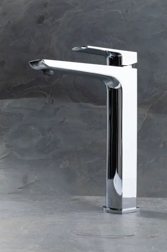 Смеситель для накладной раковины Allen Brau Infinity 5.21002-00, однорычажный, высокий, Хром фото 7