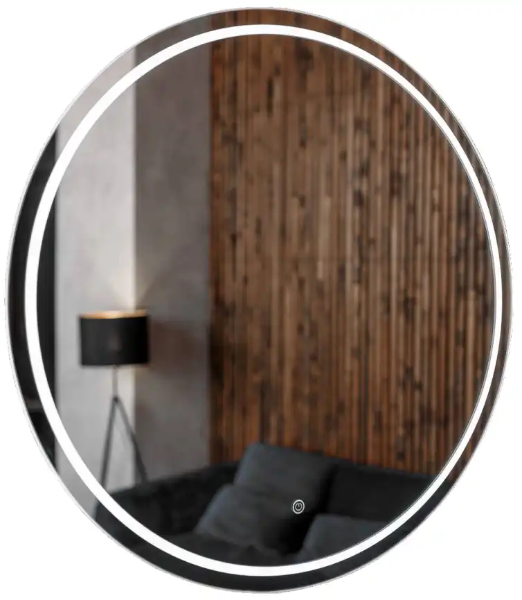 Зеркало Azario Classico Cerchio 80х80 CS00079360 с подстветкой, сенсорный выключатель с функцией диммера фото 1