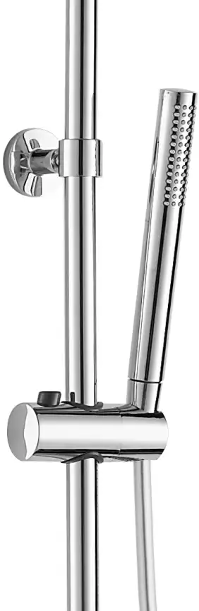 Душевая система Aquanet Practic AF100-70-R-C для ванны и душа без смесителя, с верхним и ручным душем, Хром фото 4