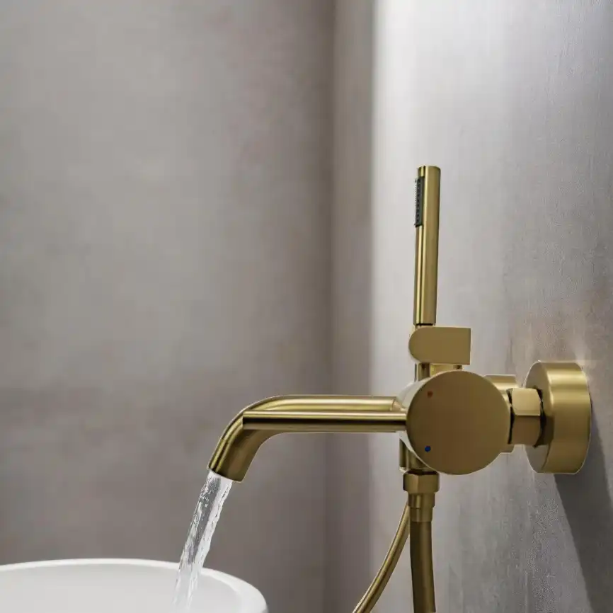 Смесители для ванны AVS Slimmer 811-111-BG, брашированное золото фото 5