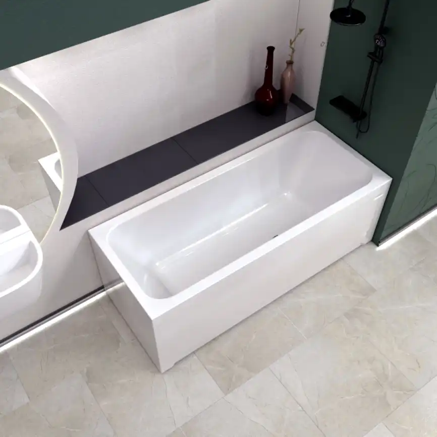 Акриловая ванна Radomir Патрисия 170х70 (1-01-0-0-1-331), на каркасе, белая фото 5