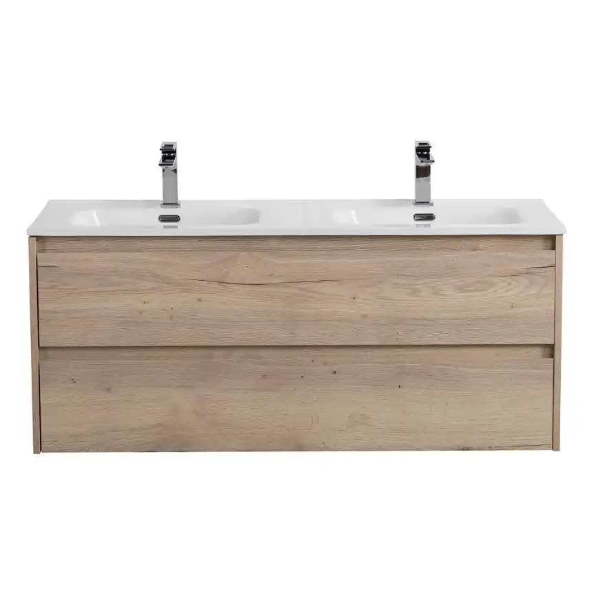 Тумба под раковину BelBagno KRAFT-1200-2C-SO-2-RGB подвесная Rovere Galifax Bianco фото 1