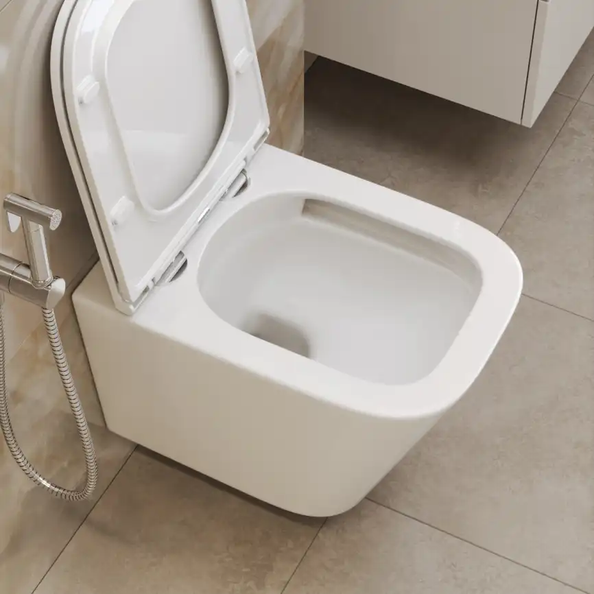 Подвесной унитаз BelBagno ARDENTE-R BB520CH-TOR/SC, безободковый, смыв торнадо с сиденьем микролифт, Белый фото 11