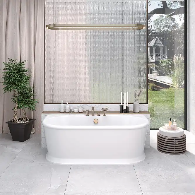 Ванна из литьевого мрамора  Aqua de Marco PENELOPA 168х80 Белая 1168WPEN фото 1