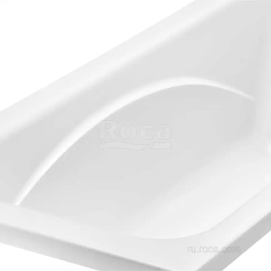 Акриловая ванна Roca LINE 170х70 ZRU9302924 прямоугольная, Белая фото 6