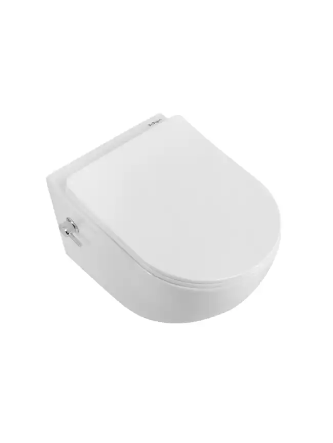 Унитаз подвесной BelBagno MARINO BB7026CH-TOR-BS/SC с сиденьем, функцией биде и смесителем фото 8
