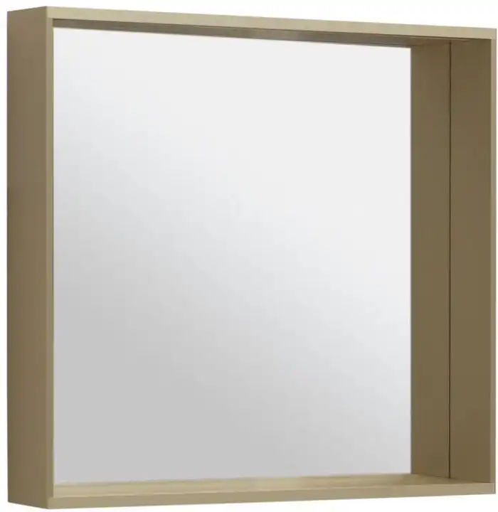 Зеркало Allen Brau Reality 80х75 1.32018.03 с подстветкой, сенсорный выключатель, Латунь фото 1