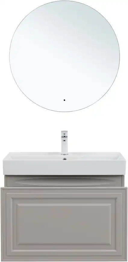 Тумба под раковину Aquanet Агата 75 бежевый, 345487 фото 8