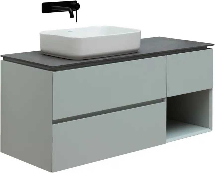 Тумба под раковину Allen Brau Infinity 120 1.21005.PWM L папирус матовый фото 1