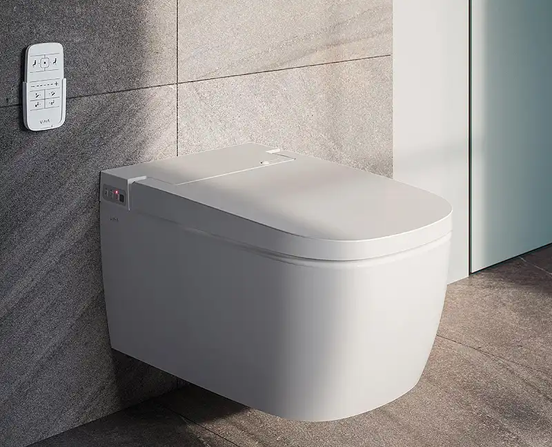 Унитаз биде Vitra V-Care Basic 5674B003-6193 подвесной с сиденьем Микролифт фото 5