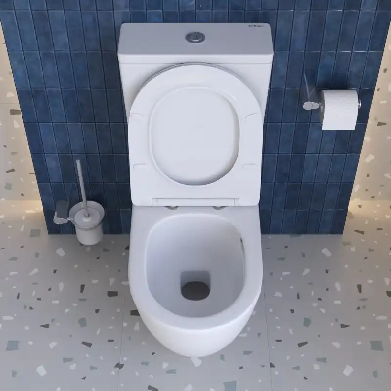 Напольный унитаз BelBagno SFERA-TOR BB2141CP-TOR/SC, безободковый, со смывом фото 4