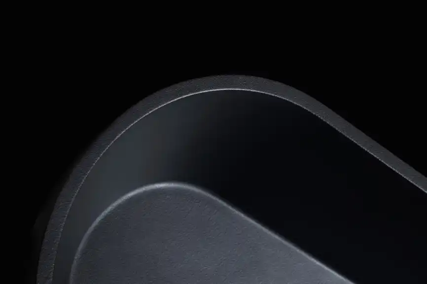 Ванна  Abber Frankfurt 170х75 AM9941B из искусственного камня, Черная матовая фото 5