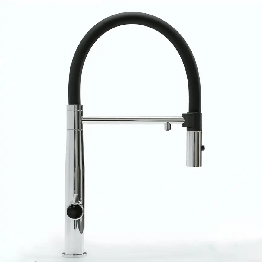 Смеситель для кухни с гибким изливом AVS PureRiver хром, 811-170-CR фото 2