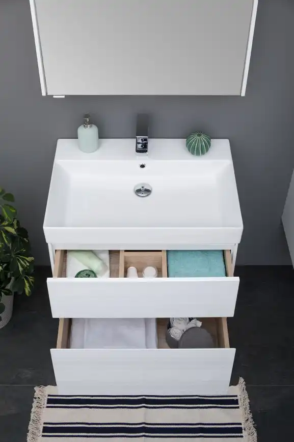 Тумба под раковину Aquanet Бруклин 60 белый 203958 фото 7