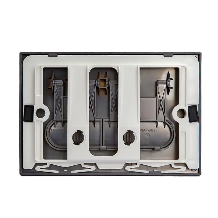 Клавиша смыва AVS 809-0015-GM овальные кнопки, оружейная сталь фото 3