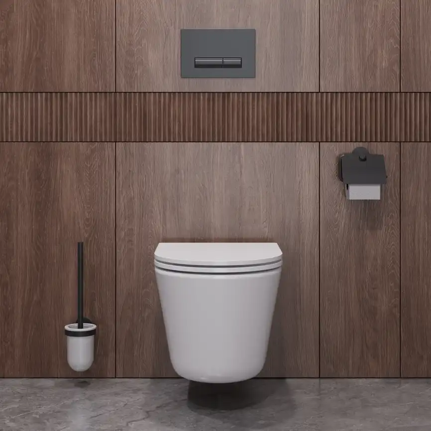 Подвесной унитаз CEZARES LINER CZR-38083-49-TH-TOR/SC, со смывом TORNADO, с сиденьем микролифт фото 12