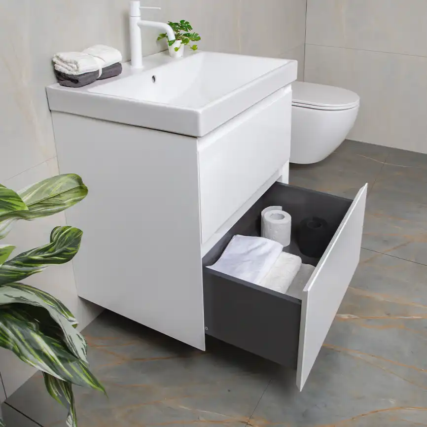 Тумба с раковиной AVS Гармония 60 белая, N821-07-600WG-02-610WG фото 7