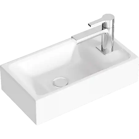 Тумба с раковиной подвесная Aqwella Leon-MP 40 см, Ln-MP.01.04/W, цвет Белый фото 2