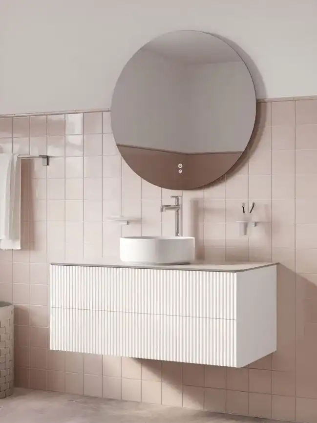 Тумбасо столешницей IDDIS Aiger 100, подвесная, Белая, AIG10W0i95K фото 1