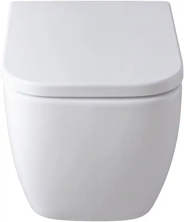 Подвесной безободковый унитаз Allen Brau Infinity 4.21004.20 без сиденья, белый глянец фото 6