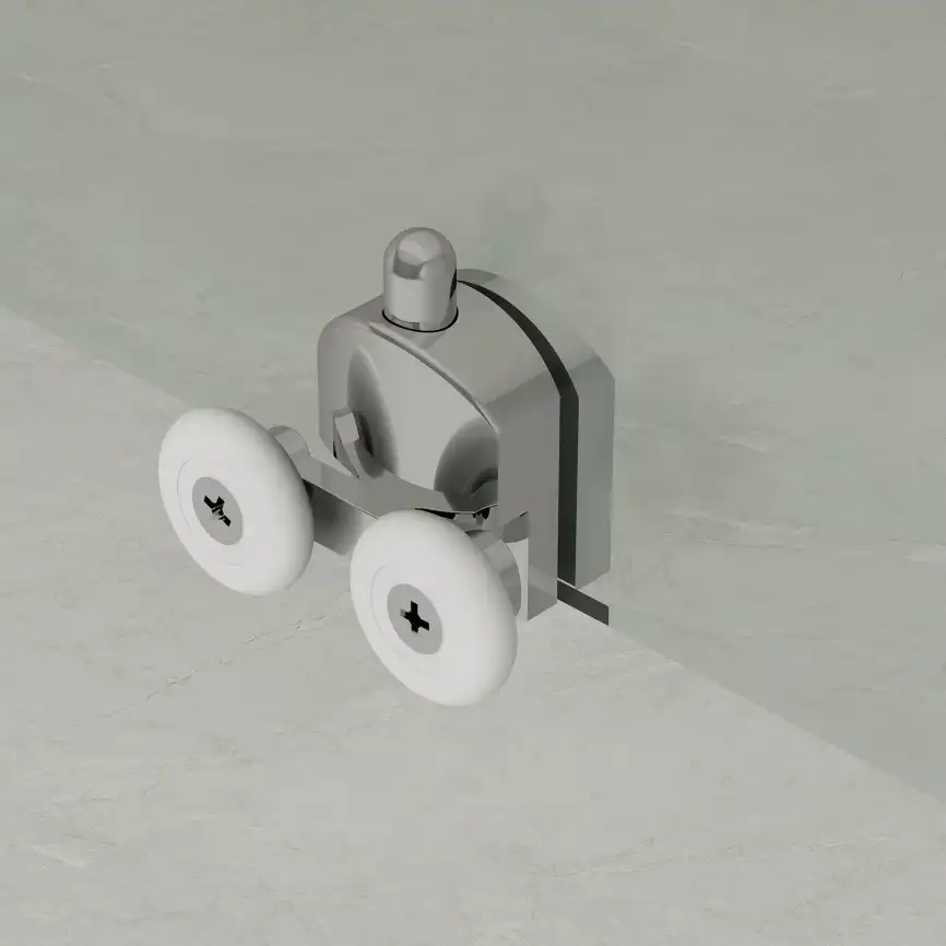 Душевой уголок Loranto 100х100 CS-AB01GG-100, профиль серый матовый, стекло Прозрачное фото 3